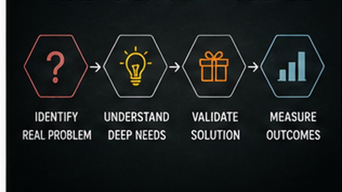 Startup product team reviewing evidence for lean product ops playbook