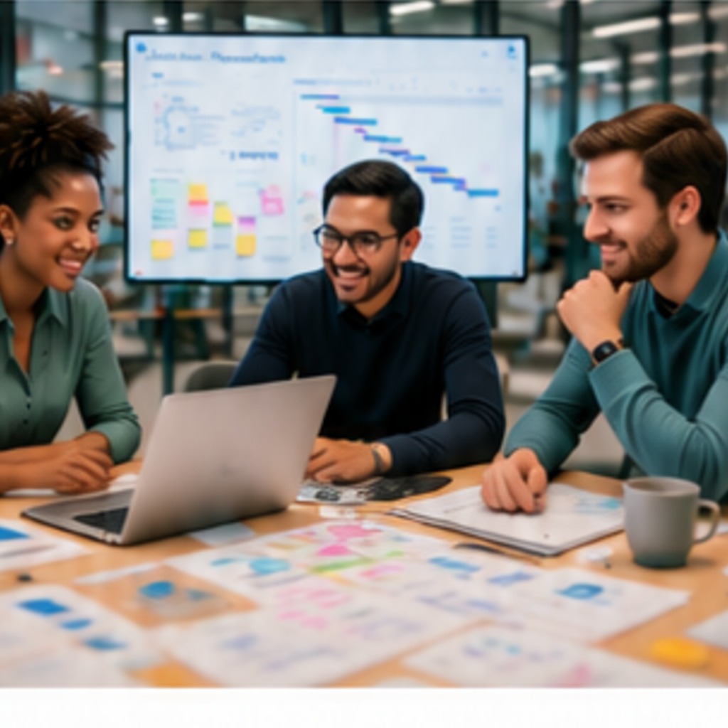 Startup product team planning a focused MVP launch partnership